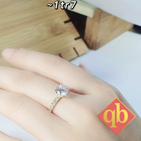 Nhẫn Hột 16k Tiệm Vàng Quốc Bảo
